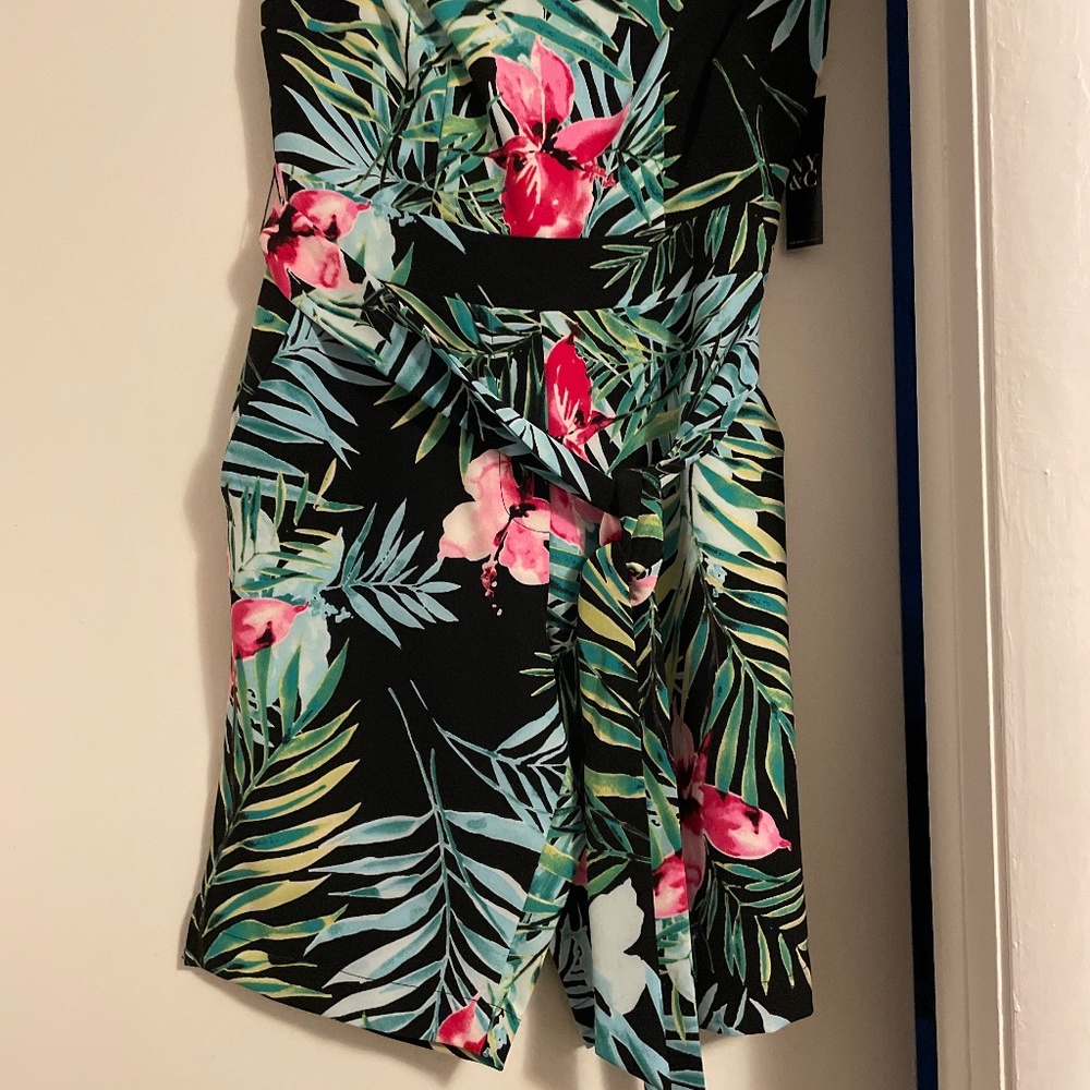 Floral print romper